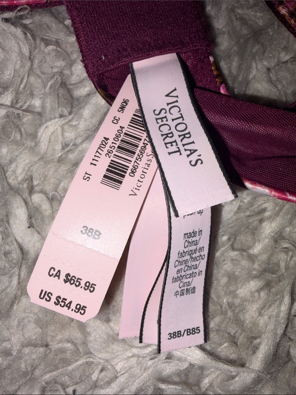 Victoria Secret floral bra